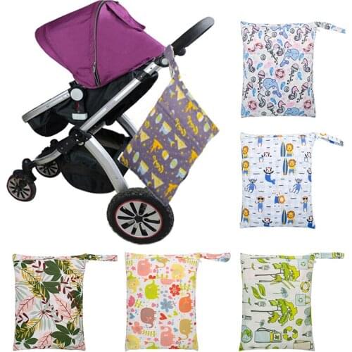 Diaper Bag Mummy Bag Baby Stroller Bag Zipper Organizer Bag Reusable Outdoor Travel Bag Waterproof Baby Stroller Accessories