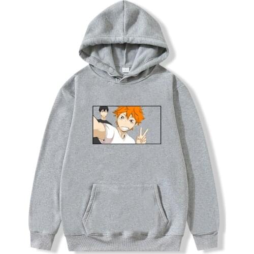 2021 Japan Anime Haikyuu Cosplay Hoodie Women Men Harajuku Sweatshirt Karasuno High School Pullover Hooded Jacket Sportswear