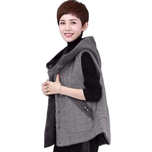 XLMJDZGS Women's Hooded Vests