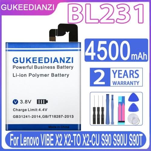 GUKEEDIANZI Replacement Battery BL231 4500mAh For Lenovo VIBE X2 X2-TO X2-CU S90 S90U S90T