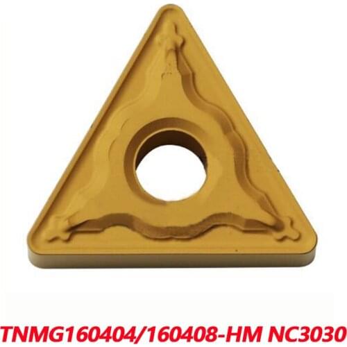 100% Original TNMG TNMG160404 HM NC3030 TNMG160408 Carbide Insert Blades Lathe Accessories Imported From South Korea Efficient