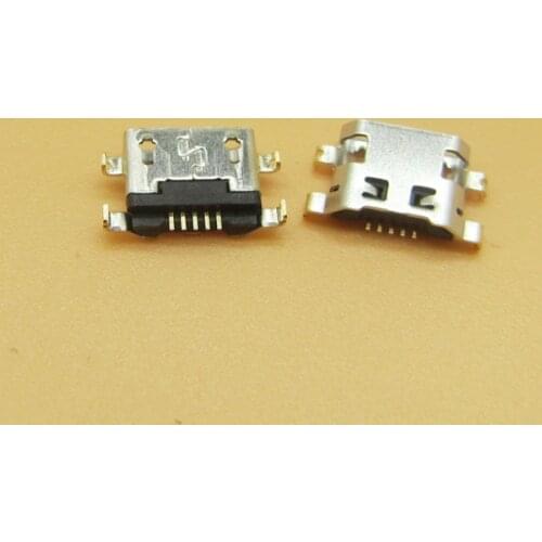 100PCS/Lot Micro Usb For Alcatel 7040N Charge Port Dock Socket For Lenovo A708t S890 For Huawei G7 G7-TL00 Charging Connector