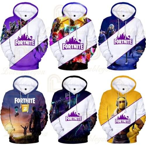 Fortnite Battle Royale Victory Game 3D Hoodies Men Clothing Harajuku Sweatshirt Kids Hero Child Tops Boys Girls Tops