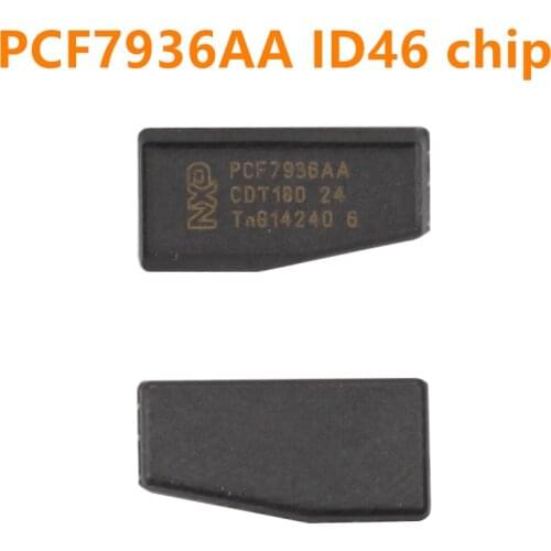 50pcs/lot Original pcf7936aa ID46 Transponder Chip PCF7936 Unlock ID 46 PCF 7936 (update of PCF7936AS) carbon auto chip