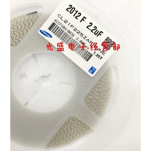 CL21X225KOFNNNE CAP CER 2.2UF 16V X6S 0805 ceramic capacitor CL21F225ZAFNNNG CL21F225ZAFNNNE 0805 2.2uF 25V Y5V ±80/-20% SMD MLC