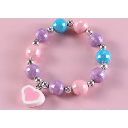 Makersland Children Bracelet for Girls Rope Bracelets Cartoon Beaded Bracelet Childrens Toys Jewelry Gifts Christmas Present