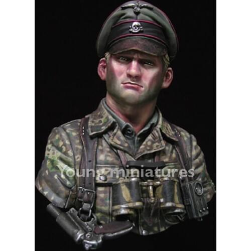 DIY 1/10 BUST Resin Figure Model Kit Character Model German Officers and Soldiers X88