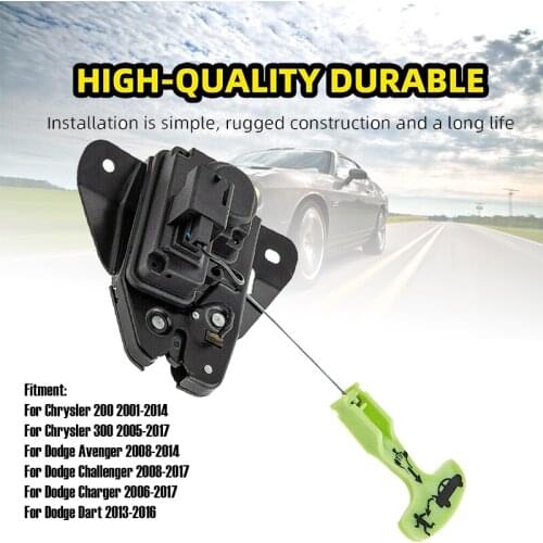 For Dodge Charger Trunk Lock 2006-2018 Tailgate Lock Trunk Latch Actuator Replace Part # 5056244AA 5056244AB