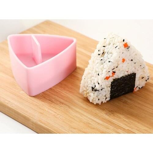 Trilater Form for Onigiri Rice Ball Sushi Maker Non-Stick Kitchen Sushi Making Kit Seaweed Press Device Mold Bento Sushi Tools