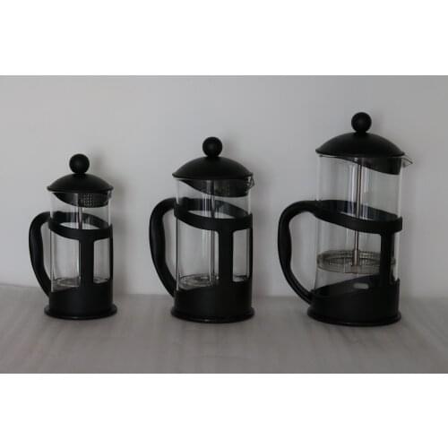American filter coffee pot French press pot heat-resistant glass tea maker filter cup