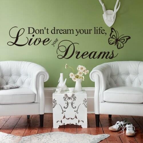 Creative home living room Wall Sticker Home room Modern decals tattoo Transfer Art Decor Vinyl dream butterfly Wall mural