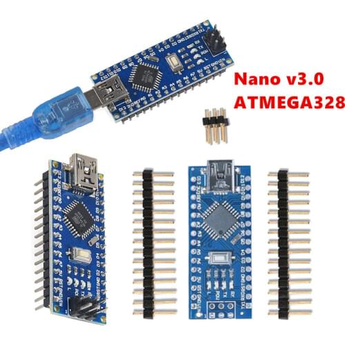 10PCS Mini USB With the bootloader Nano 3.0 controller compatible for arduino CH340 USB driver 16Mhz NANO V3.0 Atmega328P