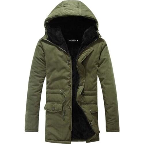 New Sale Fashion Winter Jackets Mens Cotton Slim Fit Snow Parkas Warm Thick Men Coats Student Jacket