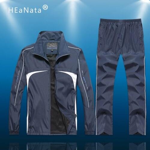 Men Winter Thick Warm Running Sport Set Training Mens Sportswear Sets Gym Suit Jacket+Pant Joggers Sweatsuit Male Tracksuit Gym
