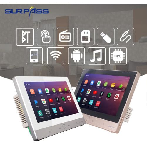 Wall Sound Amplifier Bluetooth Android Wifi Touch Screen Preamplifier HiFi Stereo Smart Home Theater System Digital Audio Player