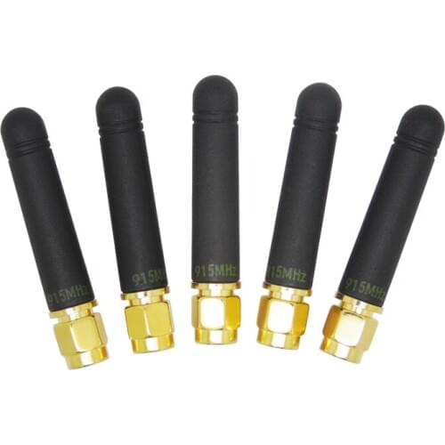 5pcs NiceRF 915MHz Straight Rod Antenna SW915-ZT48 Wireless RF Antenna 915MHZ antenna height 48mm 2.5dBi