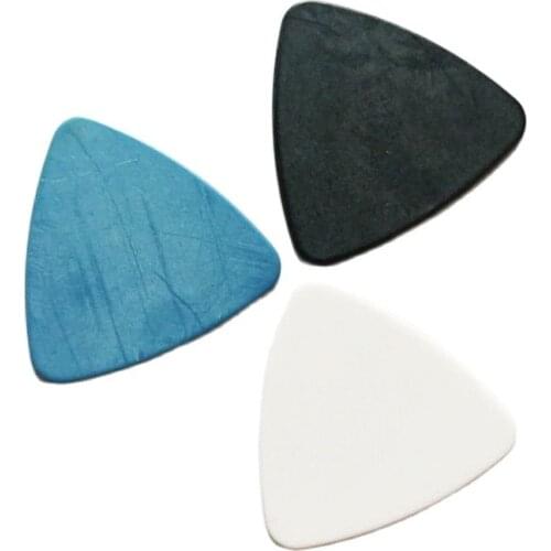 New Arrival Products Delrin Bass Guitar Picks in Triangle Shape 31*31mm Random Colors 500pcs/lot