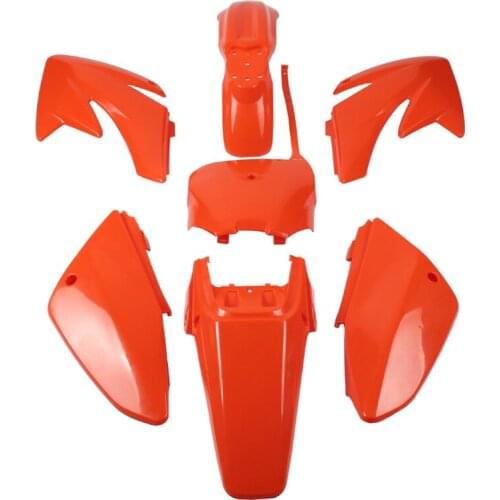 Off-road Vehicle Motorcycle Shell Body Mudguard Fairing Guard Accessories Lightweight Plastic Cover Trim For CRF 70 CRF70 dirt p
