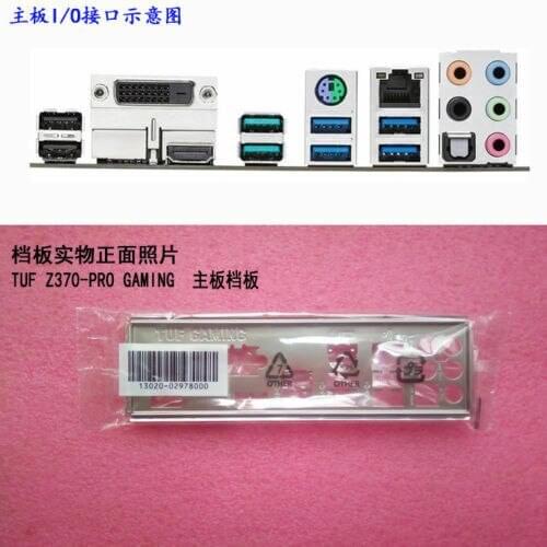 Original IO I/O Shield BackPlate Blende Bracket For Asus TUF Z370-PRO GAMING
