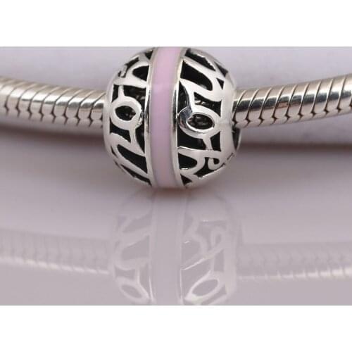 Authentic S925 Silver Bead Charm fit Lady Bracelet Bangle Degrees of Love Charm Mixed Enamel Lady DIY Jewelry