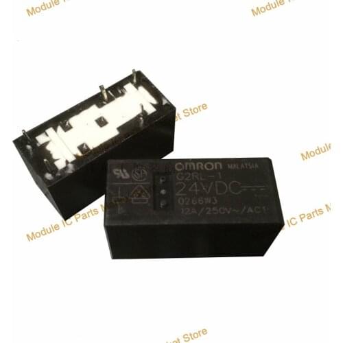 10PCS/LOT G2RL-2-5VDC G2RL-2-12VDC G2RL-2-24VDC G2RL-1-5VDC G2RL-1-12VDC G2RL-1-24VDC Power Relay
