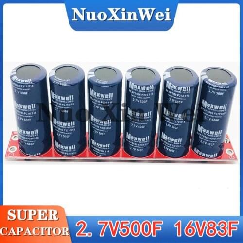 Maxwell 2.7V500F Starts Super Capacitor Module 16v83f Automobile Battery Protection Voltage Regulating Rectifier