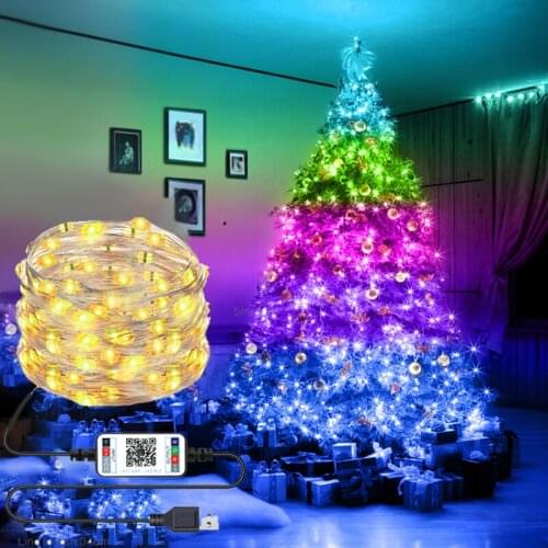 LED Strip Lights RGB Waterproof Lamp Flexible Tape Diode Bluetooth Dream Color luces led 5M10M DC12V Music Control For Room