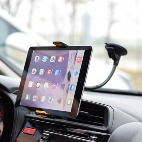 Universal Tablet Mount Cellphone Stand Long Arm Windshield Car Phone Holder Flexible Adjustable GPS Holder For Car