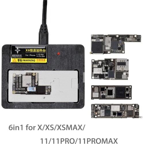 X6 Motherboard Heating Separating Layering For PHONE X XS MAX 11 PRO MAX Intelligent Constant Temperature Even Heating Platform