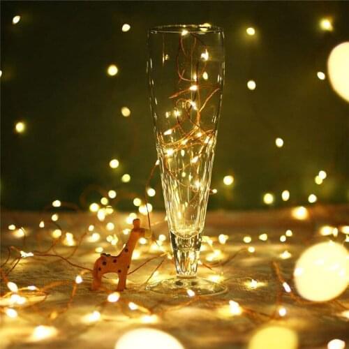5.5 M LED Family Wedding Party Christmas Decoration Led Lights Copper Wire Outdoor Decoration Atmosphere Lamp