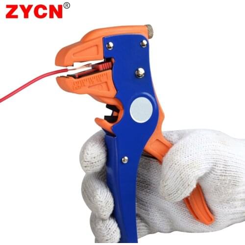 Automatic Wire Stripper Crimping Pliers Multifunctional Hand Tools Adjustable Scissors Cable Cutter 0.25-6mm2 HS-700D Precision