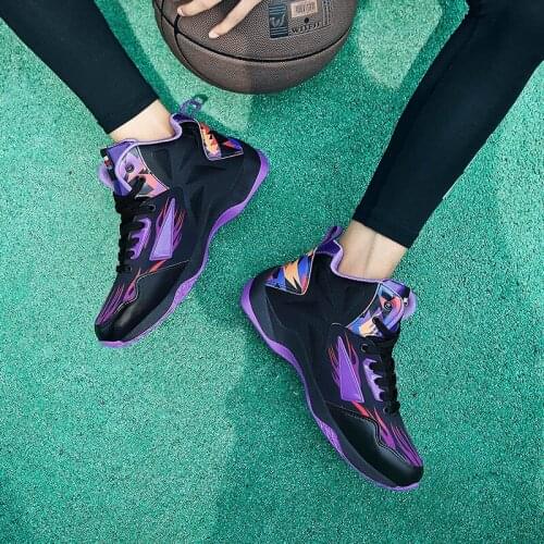 Hot Sale Orange Men Basketball Shoes Breathable Non Slip Basket Sports Shoes Men Designer Sneakers Couple zapatos de baloncesto