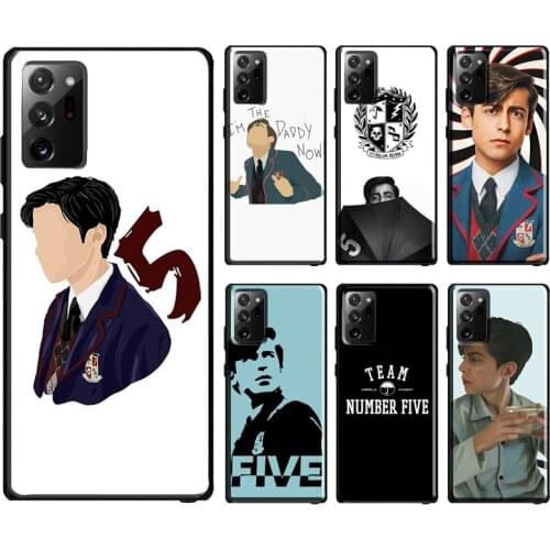 Aidan Gallagher Number Five Phone Case For Samsung Galaxy S20 FE Note 20 S21 Ultra S8 S9 S10 Note 10 Plus S10e Coque