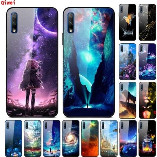 For Huawei Honor 9X Case Silicon Bumper Hard Tempered Cover For Huawei Honor 9X x9 China Version Glass Case Honor9X 9 X Funda