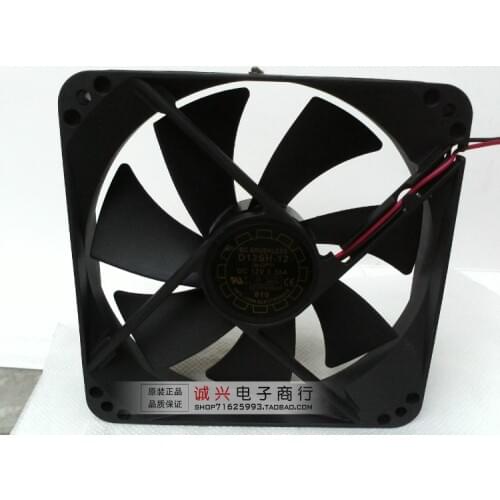For yate loon mute computer case fan 12025 12cm d12sh-12 12v 0.30a