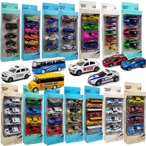 Childrens Alloy Car Pull Back Fighter Police Car Racing Kart Diecast Kids Metal Action Model Cars Hot Educational Toy for Gifts