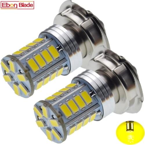 2Pcs P26S LED Motorcycle Headlight Blub DC 6V 12V 3000K Moto Light 5630 26SMD Scooter Moped Accessoire Motorbike Front Head Lamp