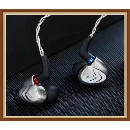 Fidue Asteroid Dual Dynamic Graphene Piezoelectric Ceramic Metal HIFI Music Monitor Audiophile MMCX Earphones Earbuds Hana Rouge