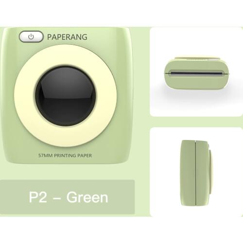 PAPERANG P2 Pocket Printer 300dpi BT Wireless Printer Portable Thermal Printer for Photo Picture Receipt Memo Note Label Sticker