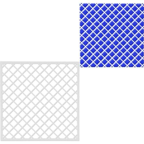 2pc Stencil Leaves Grid DIY Wall Layering Painting Template Scrapbooking Embossing Album Accessories Decor 15cm