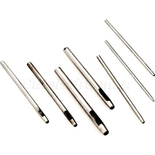 Leather Craft Tool Steel Puncher Paper Punching Hand Tool Round Hole Punches Belt Band Leather Handmade Craft Tools 1mm-5mm