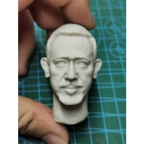 1/6 Scale Let The Bullets Fly Jiang Wen Unpainted Head Sculpt for 12''Body DIY
