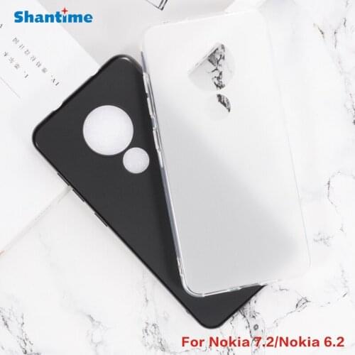 For Nokia 7.2 Gel Pudding Silicone Phone Protective Back Shell For Nokia 6.2 Soft TPU Case
