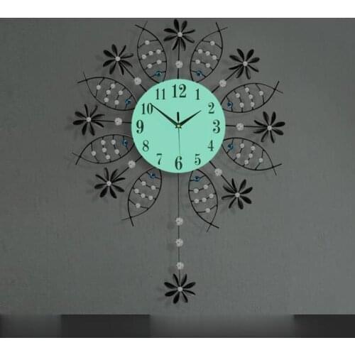 Nordic Quartz Wall Clock Fashion Creative Art Simple Large Wall Clock Silent Metal Zegar Na Sciane Living Room Decor DJ60WC