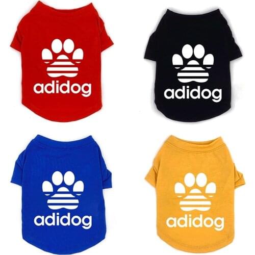 New Summer Dog Clothes Fashion Cotton Printed T-shirt For Pet Dogs Clothing For Small Medium Pets French Bulldog Puppy Costume