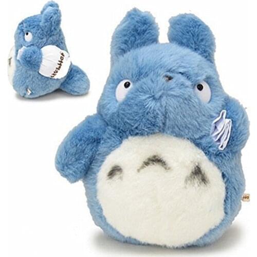 New Kawaii Anime My Neighbor Totoro Blue Plush Kids Stuffed Toys For Children Gifts