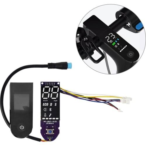 Scooter Dashboard Switch Panel Replacement For Xiaomi M365 Accessories Bluetooth-Compatible Upgrade Dashboard With Screen Cover