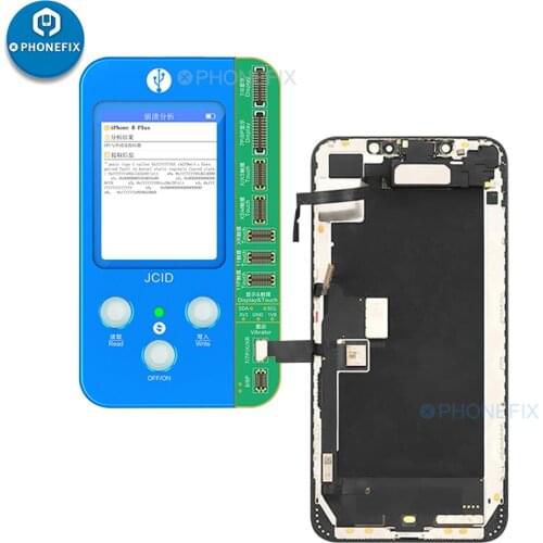 JC V1S Programmer for iPhone 7 8 X XS MAX 11 12 Photosensitive Original Color Touch Shock Battery Dot Matrix Fingerprint Program
