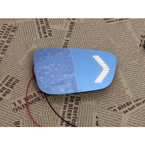 Osmrk blue rear view mirror for Suzuki sx4 S-Cross S Cross with electric heating, dynamic side anti-glaring , bigger vision