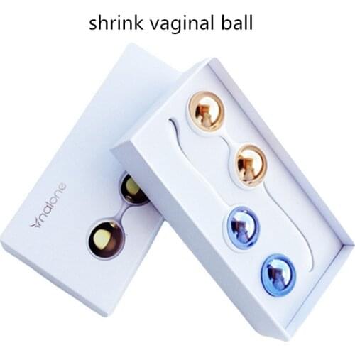 Shrink vaginal ball metal ball vaginal dumbbell exercise, 1pcs 4ball interchangeable ball tight vagina, Sex Toy For Woman